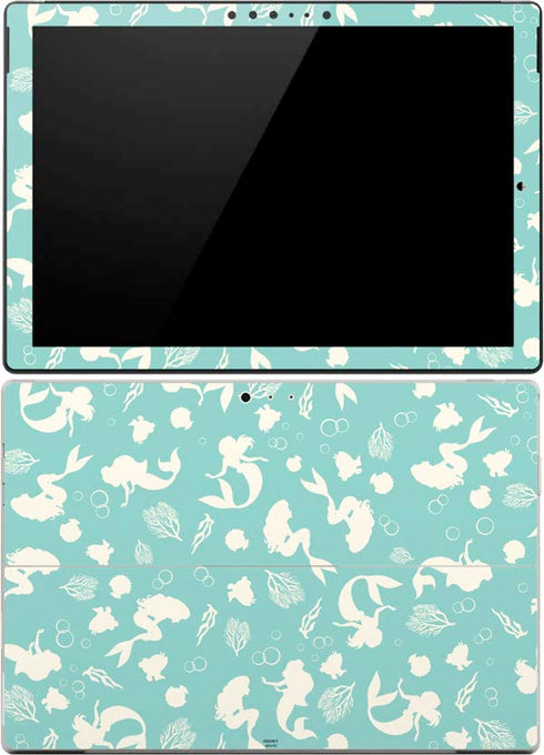 Disney The Little Mermaid Character Silhouette Pattern Surface Pro 4 Skin